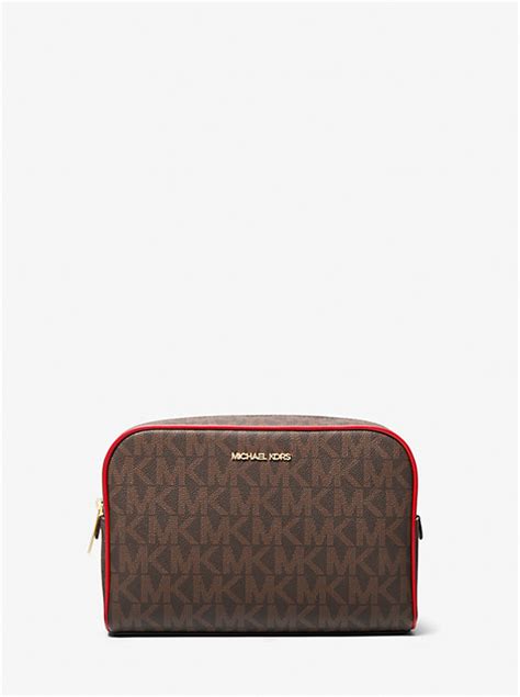 jet set travel geldbörse michael kors|Jet Set Travel Large Signature Logo and Metallic  .